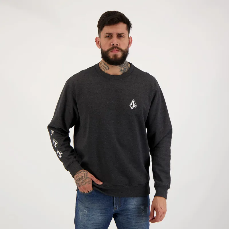 Moletom Volcom Iconic Preto