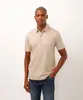 polo comfort texturizada bege GG