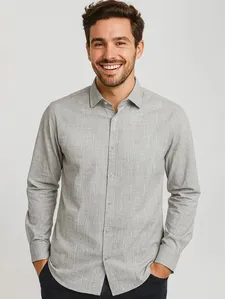 Camisa Manga Longa Vilejack Masculina PRETO 2