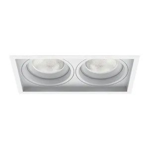 Spot Embutir Recuado Microborda Duplo Par20 Branco- Interlight
