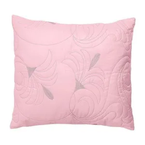 Almofada Decorativa Melody Bordada Com Refil 100% Poliéster - Rosé