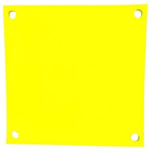 Tapete Flutuante Evamax 100X100cm Amarelo (MP)