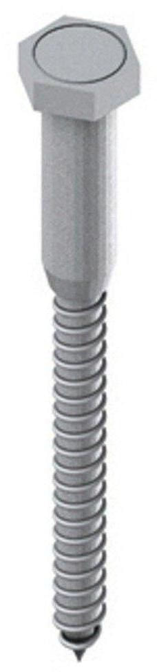 Parafuso Sextavado Rosca 1/4" 55mm B10 Kit com 4 Unidades