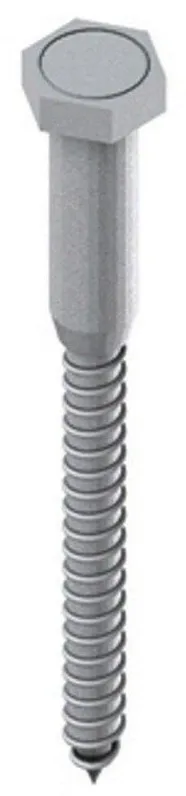 Parafuso Sextavado Rosca 1/4" 55mm B10 Kit com 4 Unidades