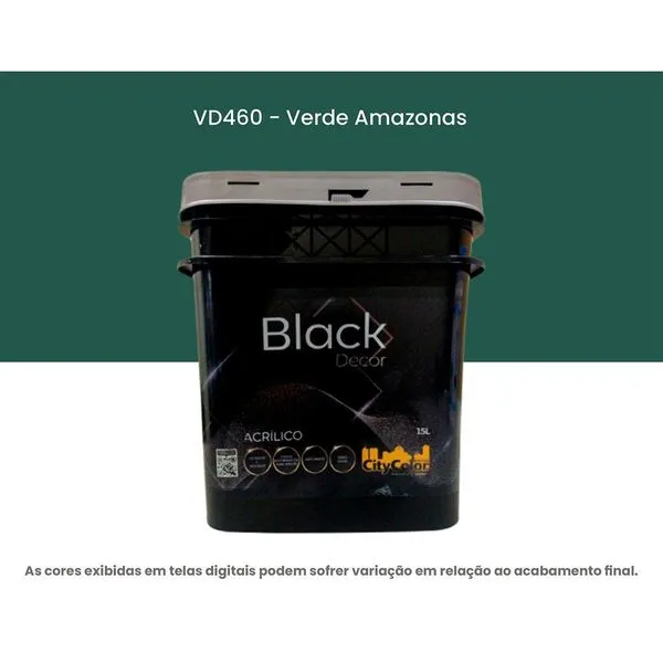 Tinta Acrílica Citycolor Premium Semibrilho 15L Verde Amazonas (MP)