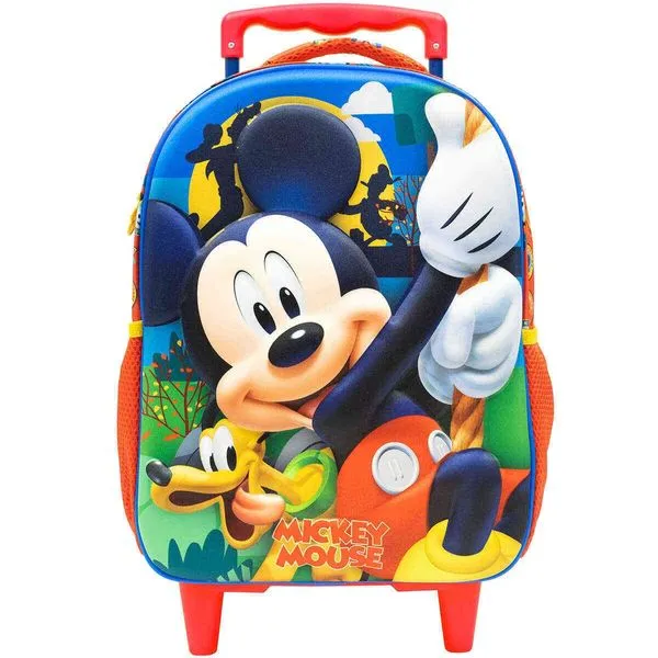 Mochila de Rodinha Xeryus Mickey Mouse Vermelho 10520 Mochila de Rodinha Xeryus Mickey Mouse Vermelho 10520