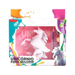 Unicórnio para Colorir DIY Plástico Sortido 8 Peças LM3217 - honeyhome