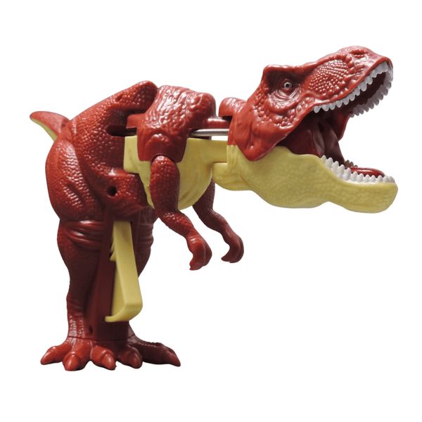 Brinquedo T-Rex Dinossauro Boca Articulado Gatilho com Som