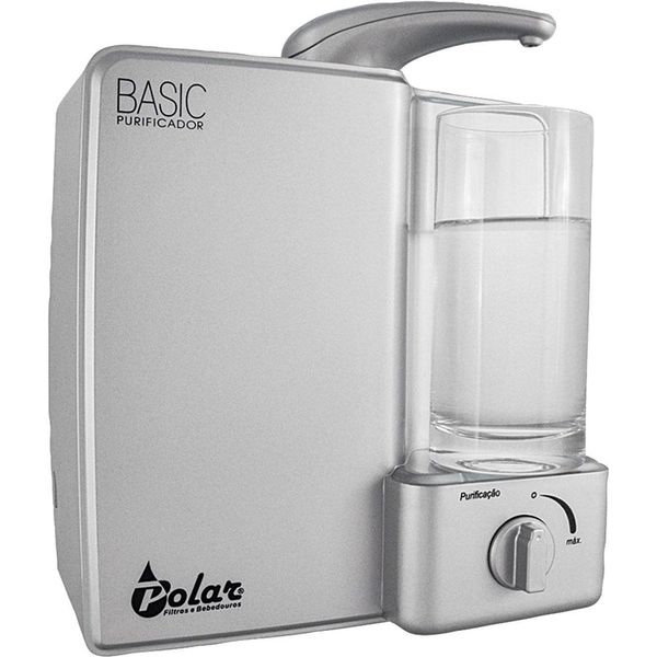 Purificador de Água Polar Basic WP100A Dupla Filtragem Prata