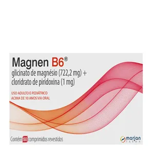 Suplemento Alimentar Magnen B6 Marjan 60 Comprimidos