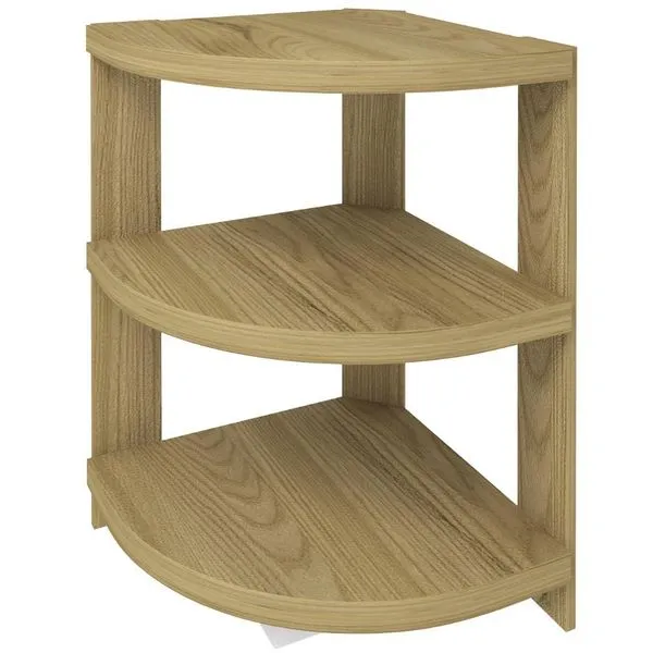 Estante Multiuso com 03 Prateleiras Wind A02 72x49 Olmo - Lyam Decor