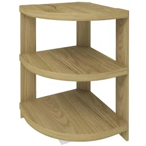 Estante Multiuso com 03 Prateleiras Wind A02 72x49 Olmo - Lyam Decor