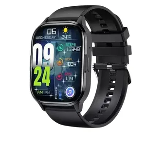 Relógio Inteligente HK21 Smartwatch AMOLED 201 NFC Chamada BT Preto
