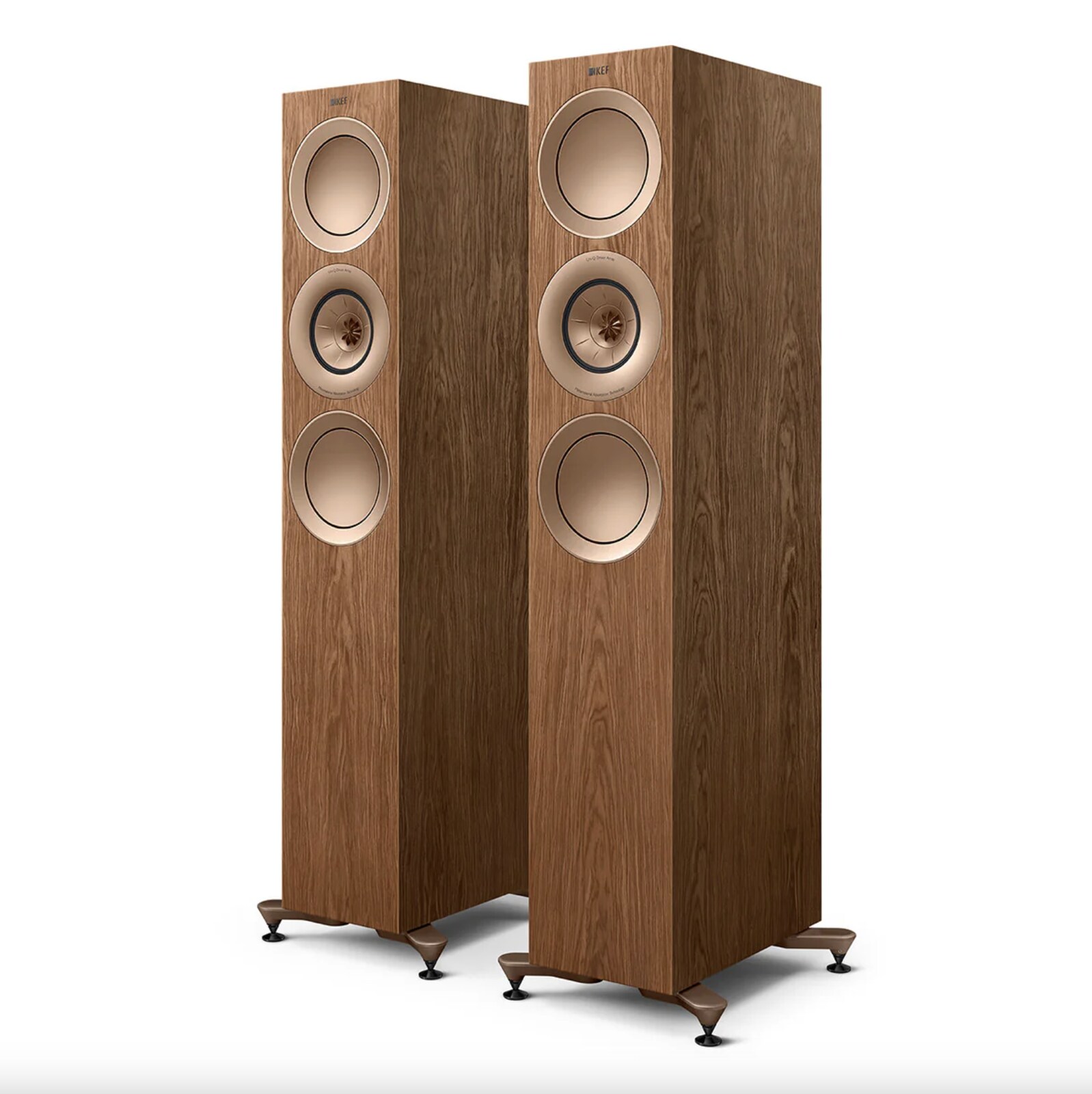 KEF R7 Meta - Caixa Acústica Torre de Alta Performance ( Gloss Black, Par )