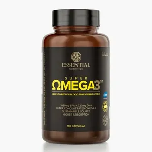 Suplemento Alimentar Super Omega 3 Essential Nutrition 180 cápsulas
