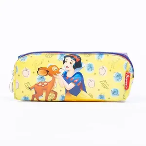 Estojo Escolar Feminino Branca de Neve Azul U / Azul