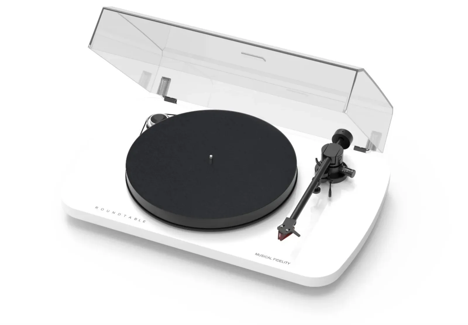 Musical Fidelity Roundtable S + Ortofon 2M RED Toca discos Branco