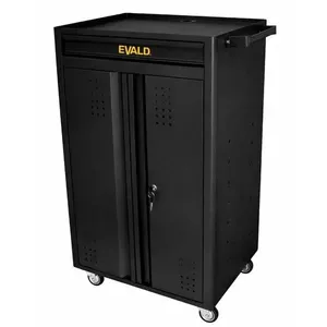 Rack Fechado para Computador EVNR-2 com 1 Gaveta em Aço Carbono 110cm EVALD Rack Fechado para Computador EVNR-2 com 1 Gaveta Aço Carbono EVALD