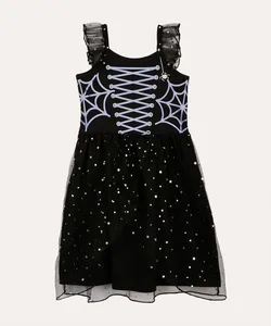camisola fantasia infantil bruxinha preta 12