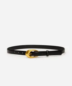 cinto com fivela orgânica preto 85CM