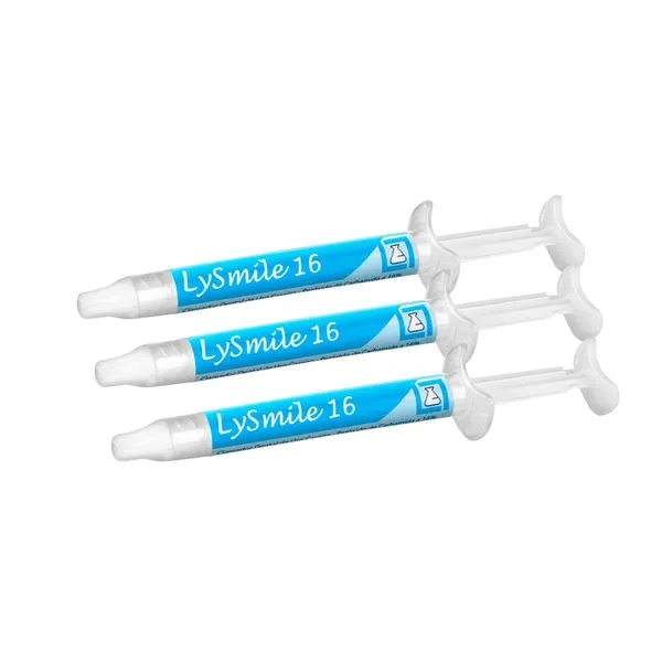 Kit 3 Clareador Dental Caseiro Lysmile Gel 16% Lysanda
