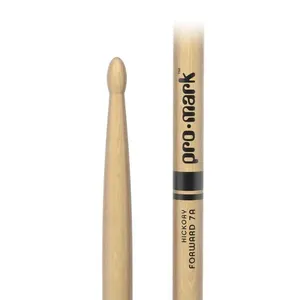 Kit Baqueta 7A TX7AW-4P 4 Pares American Hickory Ponta Ovalada Madeira Natural Promark Kit Baqueta 7A TX7AW-4P 4 Pares Hickory Ponta Ovalada Madeira Natural Promark