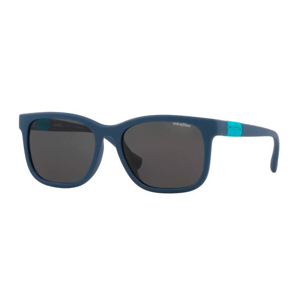 Óculos de Sol Infantil Miraflex Quadrado MF1040 Cor Azul Fosco