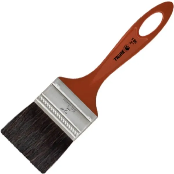 Trincha 2"" 186 de Pelo de Orelha de Boi - 60186008 - PINCÉIS TIGRE