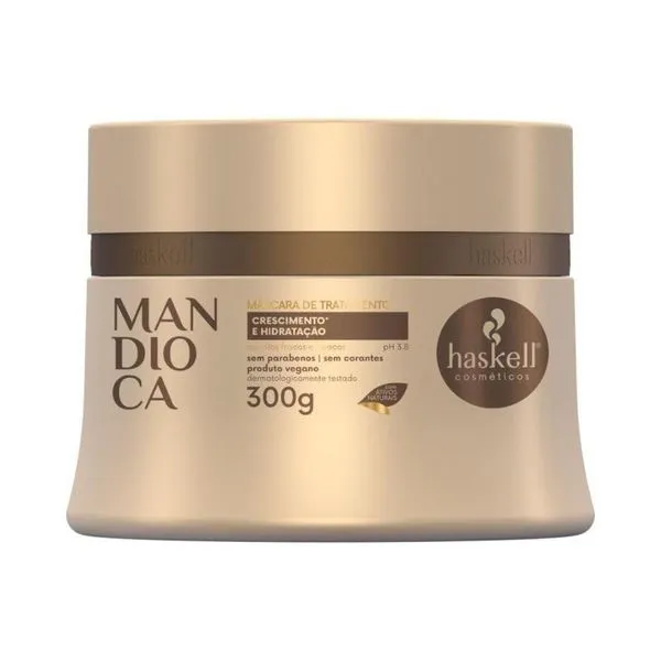 Máscara Capilar Haskell Mandioca 250/300g MASC CAB HASKELL 250/300G MANDIOCA