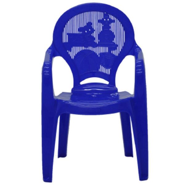 Cadeira Infantil Tramontina Catty Estampada em Polipropileno Azul