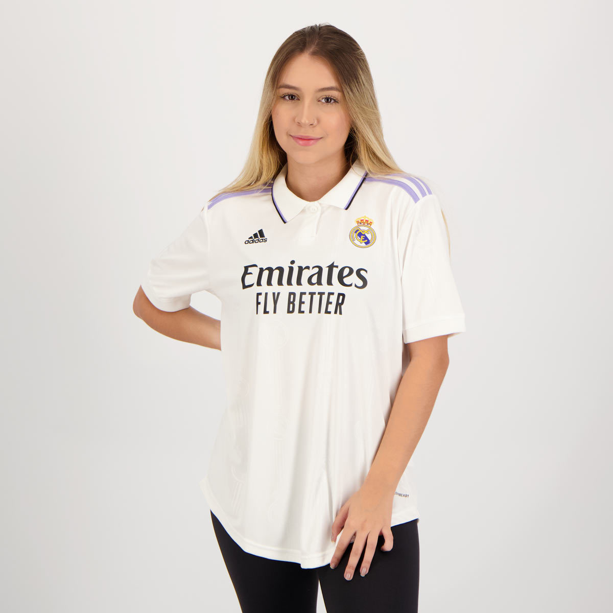 Camisa Adidas Real Madrid Home 2023 Feminina