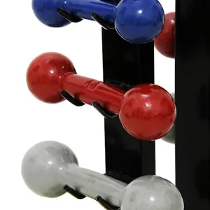 Suporte de Parede Halteres 5 Pares Halter de 1 a 5 Kg