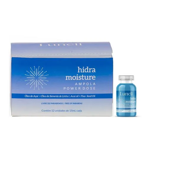 Kit Ampola Power Dose Lunell Hidra Moisture (12 unidades)
