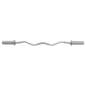 Barra Curva W Olímpica Ahead Sports 122cm Cromada