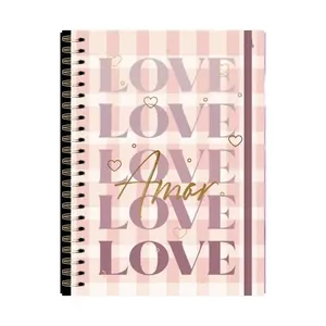 Caderno Animativa 80 Folhas Capa Doce Romance CADERNO ANIMATIVA 80F DOCE ROMANCE
