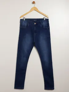 Calça Jeans Comfort Plus Size Masculina AZUL 52