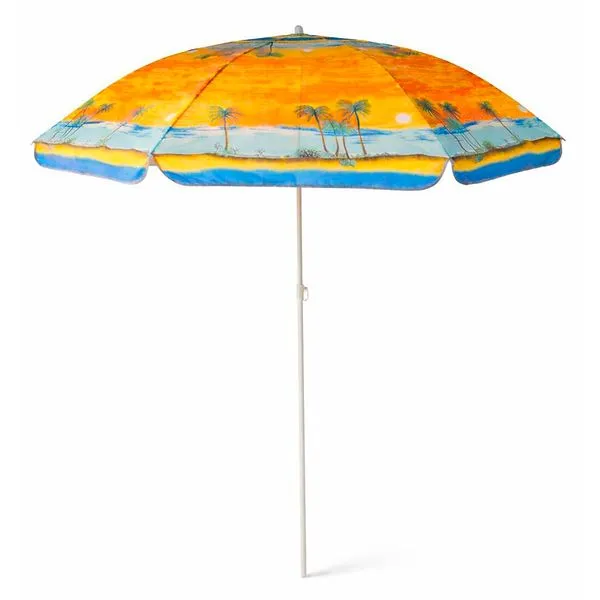 Guarda-sol Ferro Poliéster E Fibra 182x182x190cm LM3904 - honeyhome
