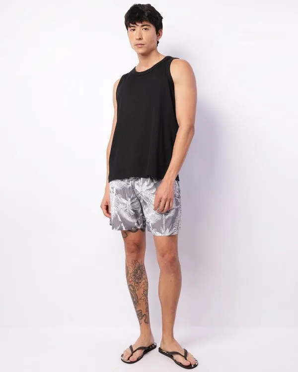 Bermuda Surf Masculina Estampada Com Bolso Branca G