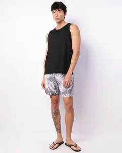 Bermuda Surf Masculina Estampada Com Bolso Branca G