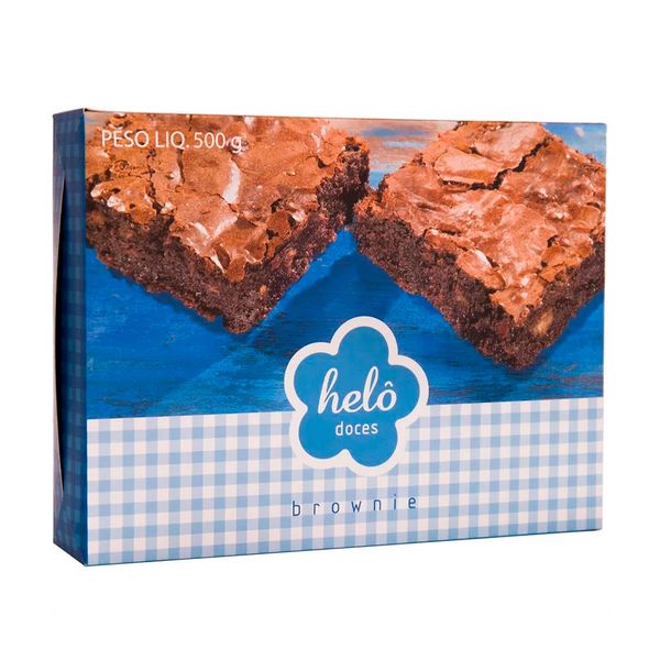 Brownie de Chocolate com Nozes Helô Doces - 500g