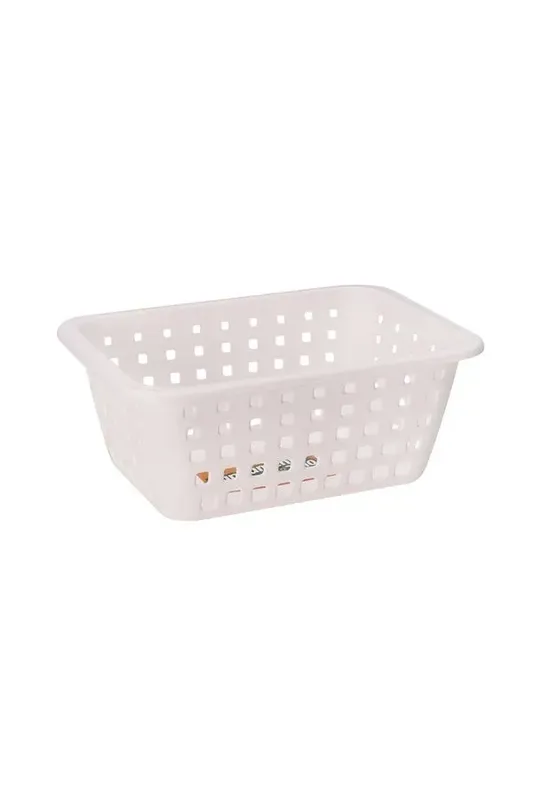 Cesto Organizador Ordene em Plástico Branco 5,2L