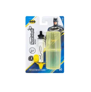 Seringa Para Lavagem Nasal Nose Wash Batman Com Copo Medidor 1 Unidade