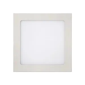 Painel de Led Sobrepor Kian Slim Quadrado Branco - 18W Bivolt