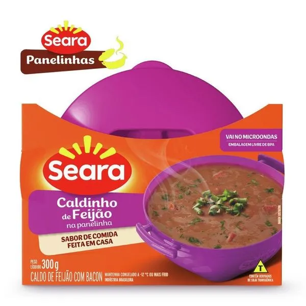 Caldinho de Feijão Seara Com Bacon 300g