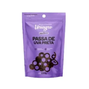Passa De Uva Preta Uniagro 150g PASSA DE UVA PRETA U