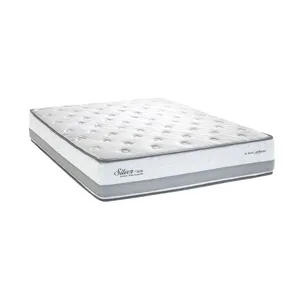 Colchão Casal Herval Silver com Pillow Top e Molas Ensacadas 30x138x188cm Cinza