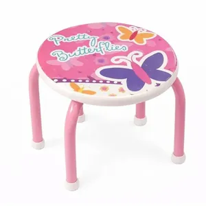 Banqueta Infantil Multiuso Cadeira Degrau Estudos Lanche Aço Rosa Utibom Banqueta Infantil Multiuso Cadeira Degrau Aço Rosa Utibom