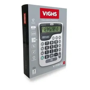Calculadora Mesa Vighs V-1119 12×12 Dígitos