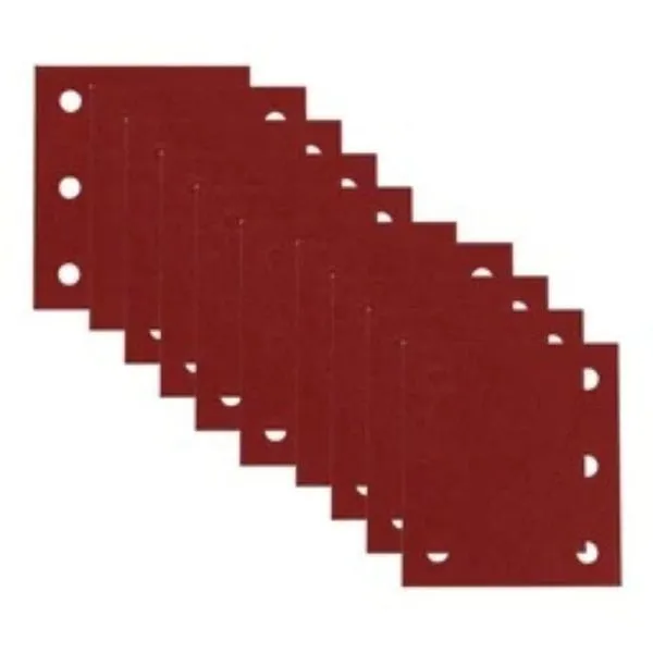 Conjunto Lixa Pluma Reta 93 Mm 6 Furo Gr100-com 10uni Makita