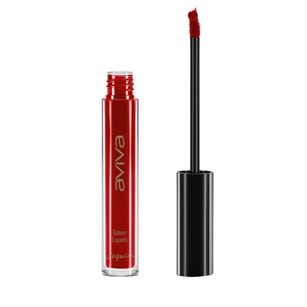 Aviva Batom Líquido Vermelho Luxo, 4 ml 4 ml